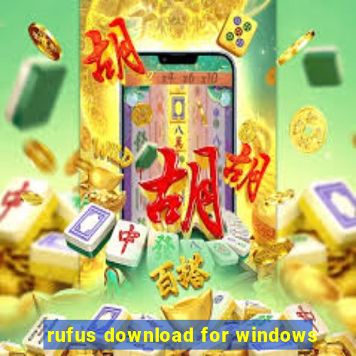 rufus download for windows